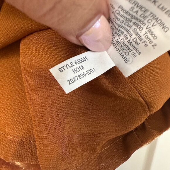 Madewell Velvet Button-Down Cami in Vintage Gold - 00 - Picture 11 of 11